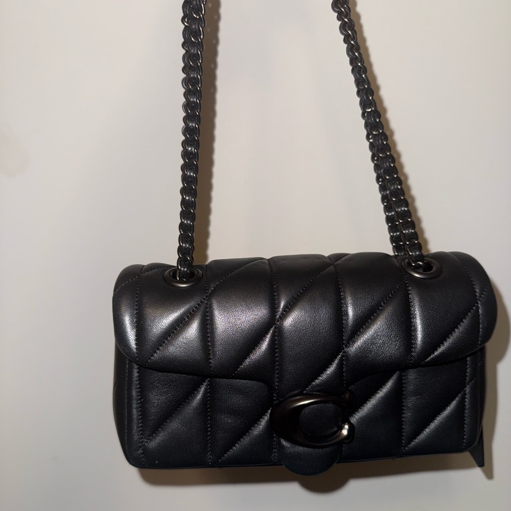 COACH quilted tabby 20 Black SOLD